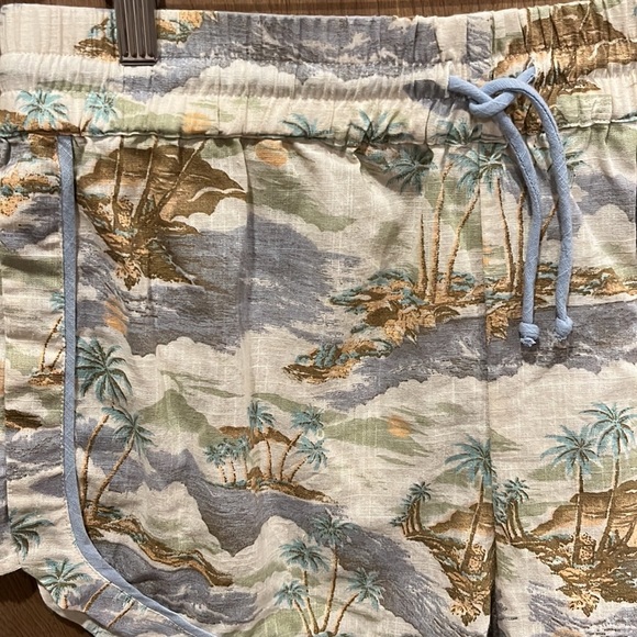 NWT Rip Curl Postcard Cotton/ Linen Beach Shorts - Picture 3 of 11